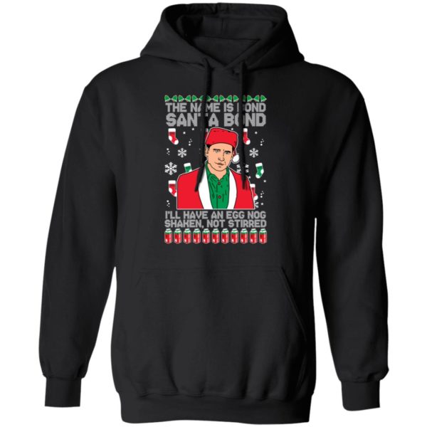 redirect11062021231134 20 600x600px Michael Scott The Name Is Bond Santa Bond Christmas Sweatshirt