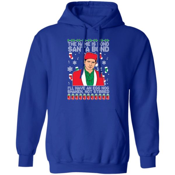 redirect11062021231134 23 600x600px Michael Scott The Name Is Bond Santa Bond Christmas Sweatshirt