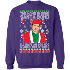 redirect11062021231134 29 247x247px Michael Scott The Name Is Bond Santa Bond Christmas Sweatshirt