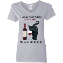A Woman Cannot Survive On Wine Alone She Needs A Cat Shirt image redirect11072021001131 9 247x247px A Woman Cannot Survive On Wine Alone She Needs A Cat Shirt