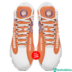 16218201932c26e34138 247x247px Personalized Name Clemson Tiger Logo Air Jordan 13 Shoes