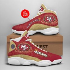49Ers Fan Shoes NFL San Francisco Air Jordan 13 - Women's Air Jordan 13 - Red