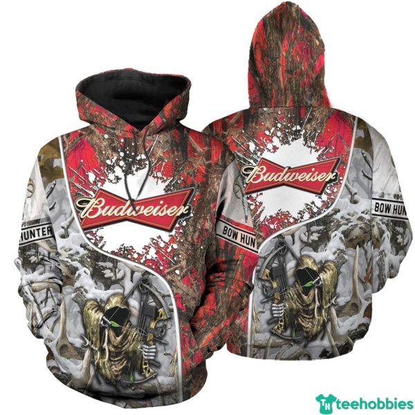 5b1919096928831db3750408ef365c97 600x600px Budweiser Light Death Red Budweiser 3D Hoodie