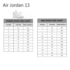 Air Jordan 13 Size Chart 14 247x247px Personalized LGBT Shoes Air Jordan 13 Love Is Love Shoes