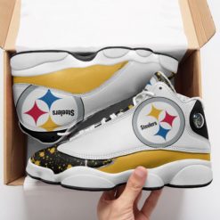 NFL Pittsburgh Steelers Air Jordan 13 Shoes V2 3 247x247px Pittsburgh Steelers Air Jordan 13 Shoes