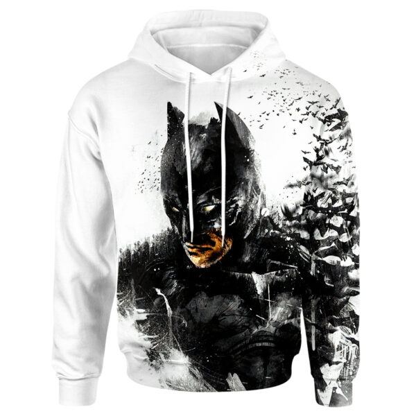 Batman 3d best sale logo hoodie