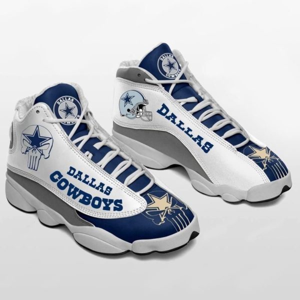 Dallas Cowboys Team Form AIR Jordan 13 Shoes - Men's Air Jordan 13 - Navy Blue