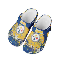 Fans Pittsburgh Steelers Cute Clog Shoes - Clog Shoes - Blue