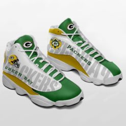Green Bay Packers Team Air Jordan 13 Shoes - Men's Air Jordan 13 - Green