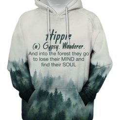 Jungle Hippie Camping Life Gypsy Wanderer 3D Shirt - 3D Hoodie - White