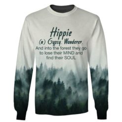Jungle Hippie Camping Life Gypsy Wanderer 3D Shirt - 3D Sweatshirt - White