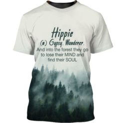 Jungle Hippie Camping Life Gypsy Wanderer 3D Shirt - 3D T-Shirt - White