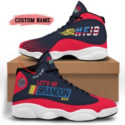 Let's Go Brandon Air Jordan 13 Shoes - Men's Air Jordan 13 - Navy
