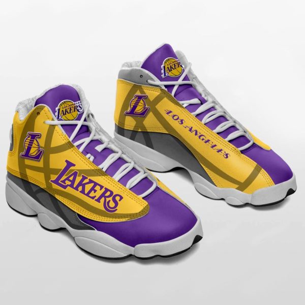 Los Angeles Lakers For Fans Jordan 13 Shoes - Women's Air Jordan 13 - Purple