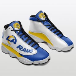 Los Angeles Rams Limited Edition Air Jordan 13 Sneakers - Men's Air Jordan 13 - White