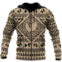 Rooster All Over Print Shirts For Men And Women - 3D Zip Hoodie - Black