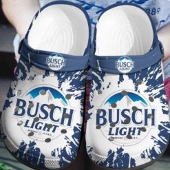 Busch Light Clog Shoes Gift For Daddy, Father's Day Gift - Clog Shoes - Blue