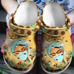 Sunflower Nurse Queen Clog Shoes, Gift for A Nurse - Clog Shoes - White