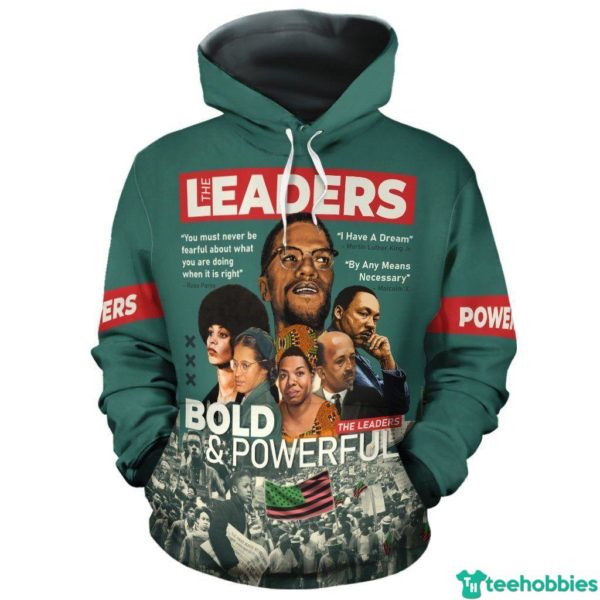 The Leaders Magazine Art Bold And Powerful 3D Hoodie - 3D Hoodie - Red