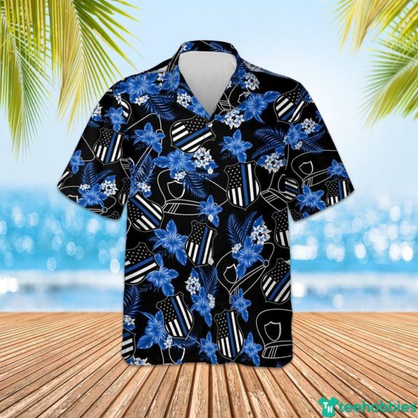 210722 i8 02 pol d4 hs 351 1024x1024 600x600px Flower Tropical Police Seamless Pattern Hawaiian Shirt