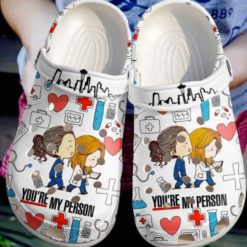 50abce9a0235ef4c6b3ceb51eb8a9726 247x247px Nurse You're My Person Clog Shoes
