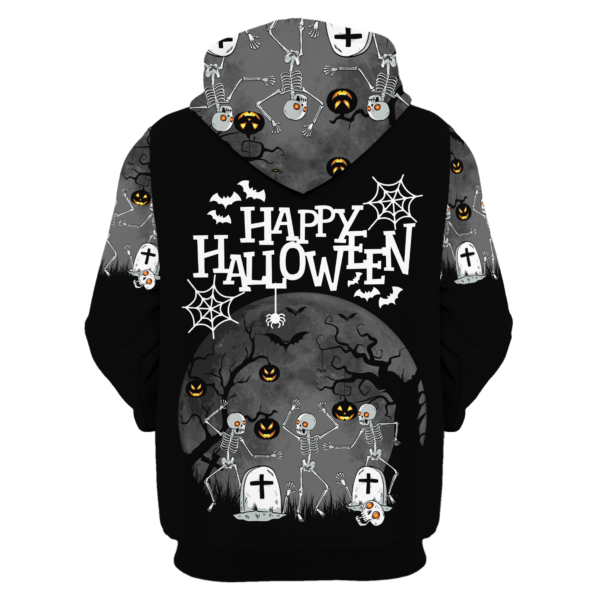 62ede8b6088704e2e48eb53a4661e107 1 600x600px Bones Spider Halloween Night 3D All Over Print T Shirt Hoodie