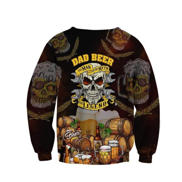 DadBeerAOPShirt 600x600px Dad Beer The Legend Beer For Christmas 3D T Shirt Sweatshirt