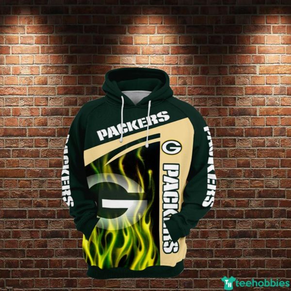 PACKERS FRONT 1 600x600px NFL Fashion Packers Team All Over Print Hoodie Zip Hoodie For Fans
