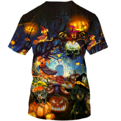 T shirt mockup Back f618816d 33e2 4dc3 838e 1a5b587f3fed 247x247px Dachshund Cemetery Halloween 3D All Over Print T Shirt Hoodie