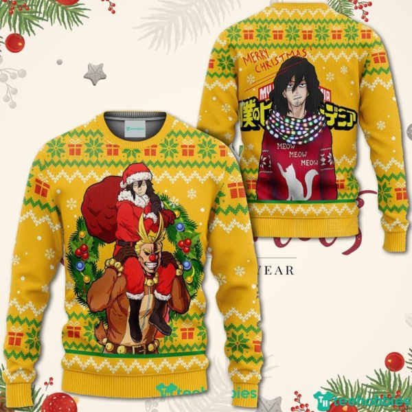 aizawa x all might christmas sweater mha xmas for men women 1 tR9LV 600x600px Aizawa X All Might Christmas Sweater Mha Xmas For Men Women