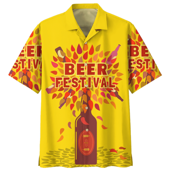 Amazing Beer Festival Hawaiian Shirt - Hawaiian Shirt - Yellow