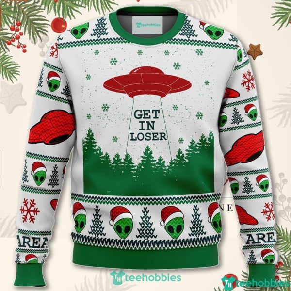 area 51 get in loser christmas sweater for men women 1 ianSq 600x600px Area 51 Get In Loser Christmas Sweater For Men Women