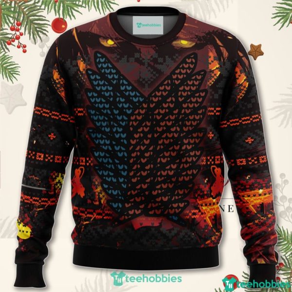 attack on titan christmas sweater for men women 1 rOPfz 600x600px Attack On Titan Christmas Sweater For Men Women