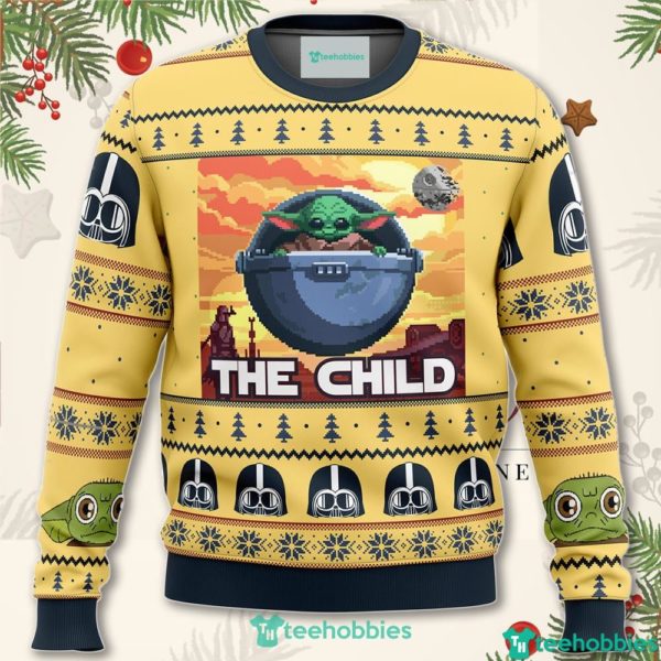 baby yoda the child mandalorion star wars christmas sweater for men women 1 wC1uK 600x600px Baby Yoda The Child Mandalorion Star Wars Christmas Sweater For Men Women