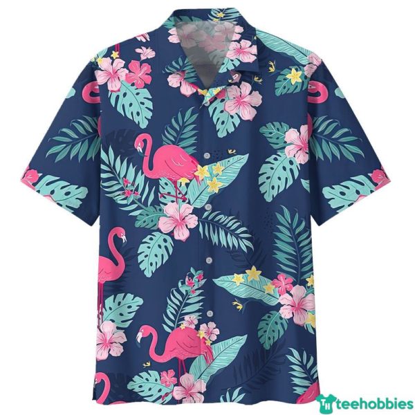 bb57c88aa94bc9adeb5f0e913d0d0a55 600x600px Flamingo Flower Happy Summer Aloha Hawaiian Shirt