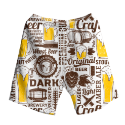 Beer Lover Craft Beer Hawaiian Shirt And Short Pant - Short Pant - Yellow