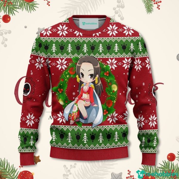 boa hancock one piece anime christmas sweater xmas for men women 1 955Qb 600x600px Boa Hancock One Piece Anime Christmas Sweater Xmas For Men Women