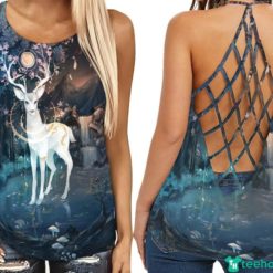 both 25 b8f06f02 df89 409d adc5 1ee3e177500a 1024x1024 247x247px Cute Reindeer And Moon Gift For Girls Hollow Tank Top