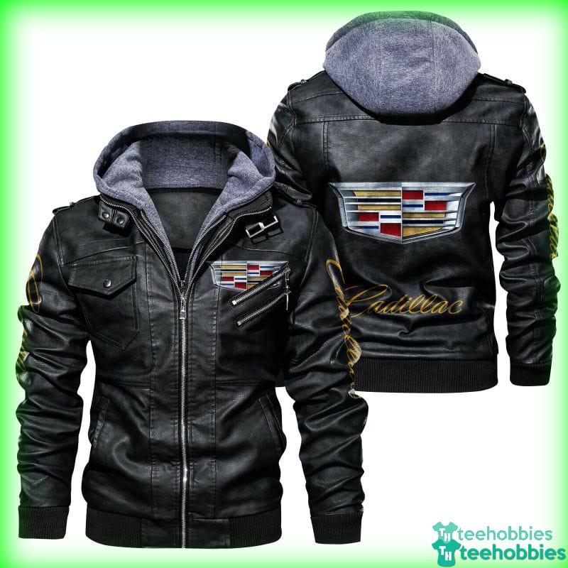 Cadillac Leather Jacket Hoodie Gift For Father s Day