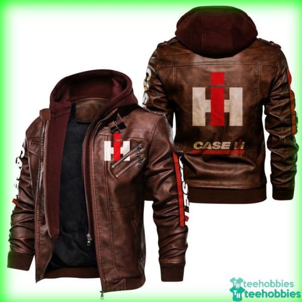 case ih leather jacket hoodie gift for fathers day 1 sVyTS 600x600px Case IH Leather Jacket Hoodie Gift For Father's Day