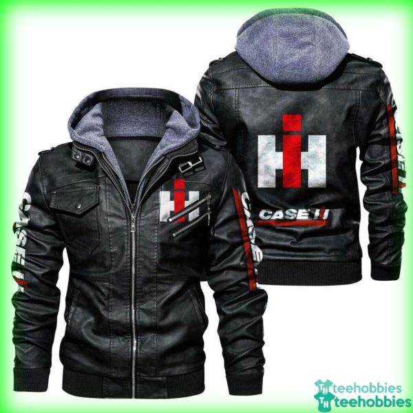 case ih leather jacket hoodie gift for fathers day 2 Ur5xu 600x600px Case IH Leather Jacket Hoodie Gift For Father's Day