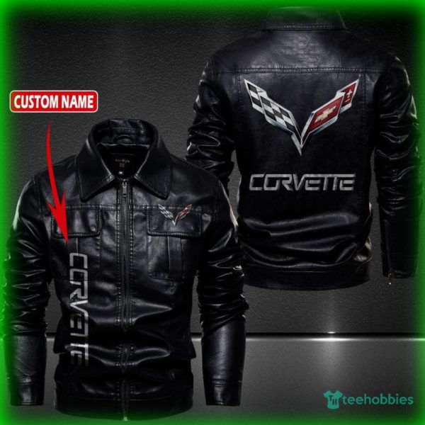 chevrolet personalized name fleece leather jacket 1 QaSrR 600x600px Chevrolet Personalized Name Fleece Leather Jacket