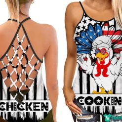 Chicken Cooking Funny Chicken Hollow Tank Top - Hollow Tanktop -