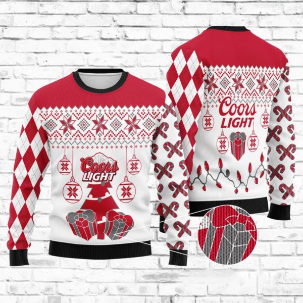 Coors Light Christmas Gift Sweater - AOP Sweater - Red
