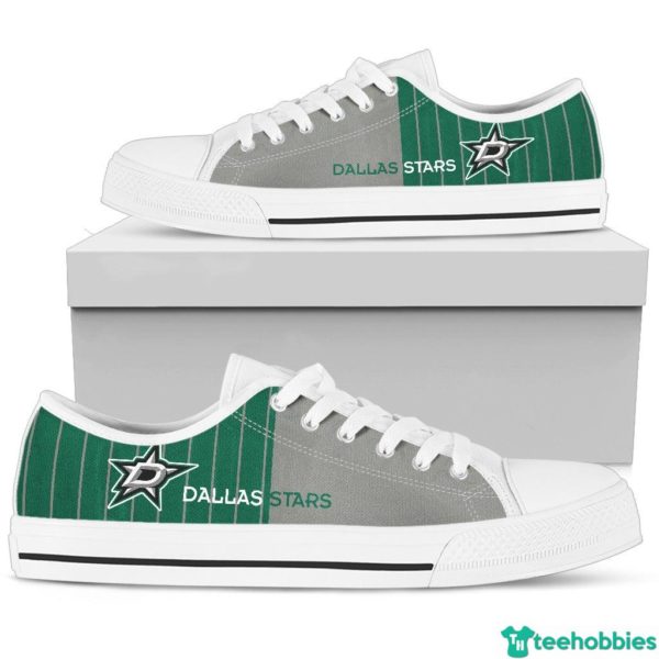 Dallas Stars Low Top Shoes - Women's Shoes - White