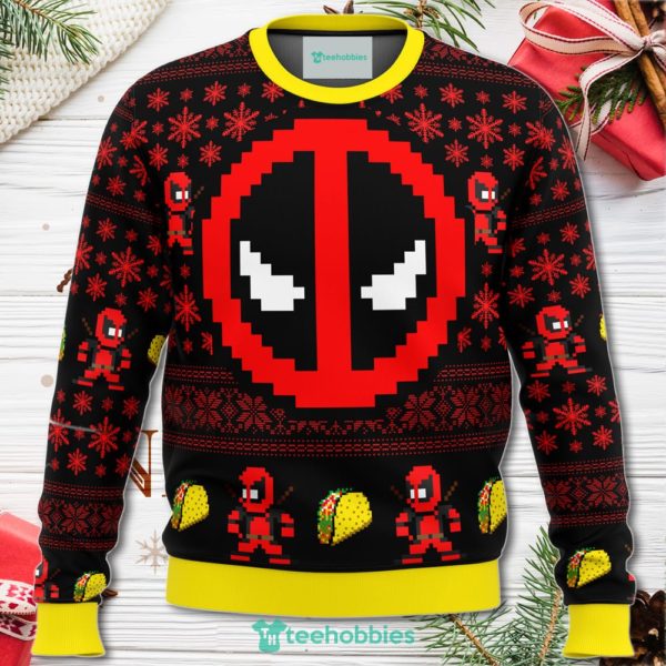 deadpool christmas sweater for men women 1 vKEfQ 600x600px Deadpool Christmas Sweater For Men Women