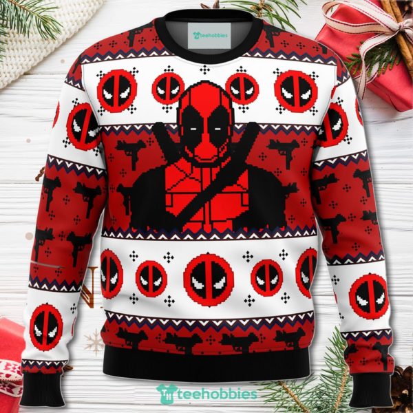 deadpool guy christmas sweater for men women 1 lY3ge 600x600px Deadpool Guy Christmas Sweater For Men Women