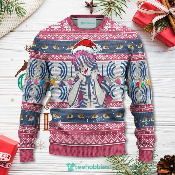 demon slayer akaza anime christmas sweater xmas for men women 1 6Cib6 600x600px Demon Slayer Akaza Anime Christmas Sweater Xmas For Men Women