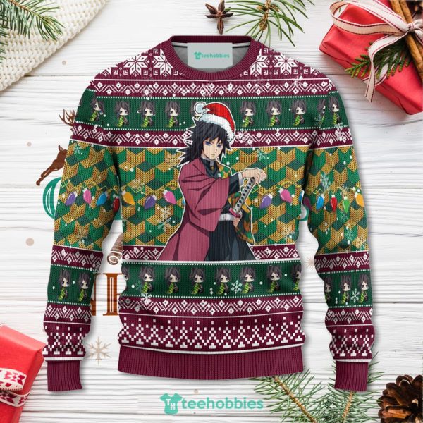 demon slayer giyuu tomioka anime christmas sweater xmas for men women 1 2eEn7 600x600px Demon Slayer Giyuu Tomioka Anime Christmas Sweater Xmas For Men Women