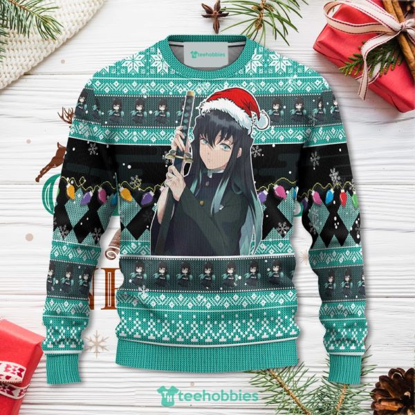 demon slayer muichiro tokito anime christmas sweater xmas for men women 1 SFgVc 600x600px Demon Slayer Muichiro Tokito Anime Christmas Sweater Xmas For Men Women
